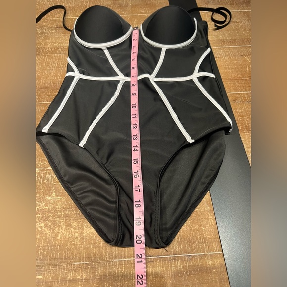 Strapless One-Piece Padded Bathing Suit - Picture 7 of 10